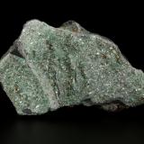 Pyrophyllite (variety Cr-bearing), Pyrite<br />Chivor mining district, San Gregorio Mine, Municipio Chivor, Eastern Emerald Belt, Boyacá Department, Colombia<br />117x72x27mm<br /> (Author: Fiebre Verde)