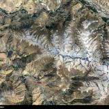 _Scheelite, quartzPari, Khaplu, Ghanche District, Gilgit-Baltistan (Northern Areas), Pakistan60 mm x 50 mm x 27 mm. Scheelite crystal aggregate: 35 mm (Author: Carles Millan)