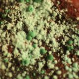 Aurichalcite and Malaquite<br />La Cena del Depósito Claim, Huércal-Overa, Comarca Levante Almeriense, Almería, Andalusia, Spain<br />FOV 9 mm<br /> (Author: franjungle)