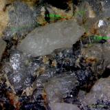 Cerusita<br />Mina Mineralogia, El Molar, Comarca Priorat, Tarragona, Cataluña / Catalunya, España<br />0´529x0´256 mm.<br /> (Autor: Jesus Franquesa Baucells)