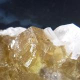 Fluorite and Baryte<br />Moscona Mine, El Llano, Solís, Corvera de Asturias, Comarca Avilés, Principality of Asturias (Asturias), Spain<br />124mm x 56mm x 32mm<br /> (Author: franjungle)