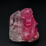 Quartz, Rhodochrosite<br />Sweet Home Mine, Mount Bross, Alma District, Park County, Colorado, USA<br />2.5 x 2.7 cm<br /> (Author: am mizunaka)