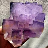 Fluorita<br />Jebel Tirhemi, Taourirt, Provincia Taourirt, Región Oriental, Marruecos<br />10,5 x 13,5 cm.<br /> (Autor: Carles)