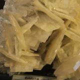 Baryte<br />El Telegrama adit, La Beltraneja concession, Cortijuelo Mines, Bacares, Comarca Valle del Almanzora, Almería, Andalusia, Spain<br />106mm x 155mm x 54mm<br /> (Author: franjungle)