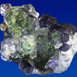 Fluorita<br />Yongchun, Prefectura Quanzhou, Provincia Fujian, China<br />55x45 mm<br /> (Autor: Ramon A  Lopez Garcia)