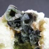 Fluorite and Goshenite on Muscovite<br />Erongo Mountain, Usakos, Erongo Region, Namibia<br />67mm x 75mm x 48mm<br /> (Author: Heimo Hellwig)