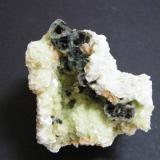 Fluorite and Goshenite on Muscovite<br />Erongo Mountain, Usakos, Erongo Region, Namibia<br />67mm x 75mm x 48mm<br /> (Author: Heimo Hellwig)