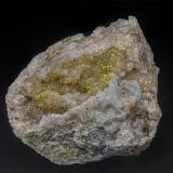 Quartz, Mimetite<br />Gottesehre Mine, Urberg, Dachsberg (Südschwarzwald), Waldshut, Freiburg, Baden-Württemberg, Germany<br />5.7 x 5.0 cm<br /> (Author: am mizunaka)