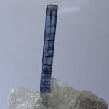 Cianita<br />Araçuaí, Vale do Jequitinhonha, Minas Gerais, Brasil<br />cristal 30x3 mm<br /> (Autor: Ramon A  Lopez Garcia)