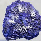 Azurita<br />Mina Shilu, Yangchun, Prefectura Yangjiang, Provincia Guangdong, China<br />45x40 mm<br /> (Autor: Ramon A  Lopez Garcia)