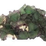 FluoriteDe'an Mine, Wushan, De'an, Jiujiang Prefecture, Jiangxi Province, ChinaSpecimen size 19 cm, largest fluorite 3 cm (Author: Tobi)