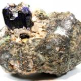 AzuritaTouissit, Distrito Touissit, Provincia Jerada, Región Oriental, Marruecos40 x 33 x 27 mm (Autor: José Luis Zamora)