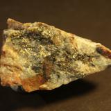 Chalcopyrite<br />Limosnera Mine, Solana del Cerrillo Altillo, El Barraco, Comarca Valle del Alberche, Ávila, Castile and León, Spain<br />50mm x 27mm x 30mm<br /> (Author: franjungle)