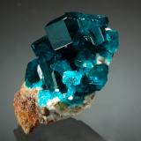 Dioptase<br />Tsumeb Mine, Tsumeb, Otjikoto Region, Namibia<br />1.6 x 2.5 cm<br /> (Author: crosstimber)