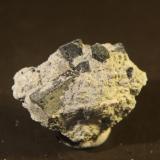 Ferro-hornblende<br />Watchtower del Rayo, Punta del Rayo, Carboneras, Comarca Levante Almeriense, Almería, Andalusia, Spain<br />36mm x 39mm x 30mm<br /> (Author: franjungle)