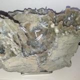 Celestina, Calcita<br />Pedrera Tossal Gros, La Pedrera, Ivorra, Comarca La Segarra, Lérida / Lleida, Cataluña / Catalunya, España<br />12x7 cm.<br /> (Autor: Adri Rodríguez)
