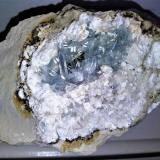Celestina, Estroncianita<br />Costa de l'Aguda, Torà , Comarca Solsonès, Lérida / Lleida, Cataluña / Catalunya, España<br />12x8 cm<br /> (Autor: Adri Rodríguez)