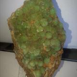 Fluorita<br />Afloramientos de Singuerlín, Puig Castellar (Serra de Marina), Singuerlín, Santa Coloma de Gramenet, Comarca Barcelonès, Barcelona, Cataluña / Catalunya, España<br />9x5,5 cm.<br /> (Autor: Adri Rodríguez)