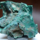 MalaquitaEl Castro outcrop, Carreña, Cabrales, Comarca Oriente, Principality of Asturias (Asturias), Spain3 x 3 cm. (Autor: javier ruiz martin)