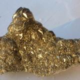 PiritaEmilio Mine, Obdulia vein, Caravia mining area, La Rubiera, Loroñe, Colunga, Comarca de la Sidra, Principality of Asturias (Asturias), Spain6 x 4 cm. (Autor: javier ruiz martin)