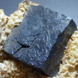 GalenaAizpea claim, Cerain mines, Zerain, Comarca Goyerri, Guipúzcoa / Gipuzkoa, Basque Country (Euskadi), Spain6 x 4 cm. (Autor: javier ruiz martin)