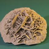 Gypsum<br />Gypsum outcrop, Baza, Comarca Baza, Granada, Andalusia, Spain<br />68mm x 59mm x 32mm<br /> (Author: franjungle)