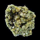 PyromorphiteMercur Mine Group (Mercur Mine), Bad Ems, Bad Ems District, Lahn Valley, Rhineland-Palatinate/Rheinland-Pfalz, GermanySpecimen size 4 cm, largest crystal 4 mm (Author: Tobi)