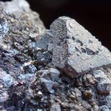Galena, Esfalerita y DolomitaMinas de Mercadal, Cartes, Comarca Besaya, Cantabria, Spain6 x 4 cm. (Autor: javier ruiz martin)