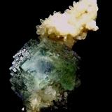 Fluorita y Cuarzo.<br />Mina Shangbao, Leiyang, Prefectura Hengyang, Provincia Hunan, China<br />55x35 mm.<br /> (Autor: Jesus Franquesa Baucells)