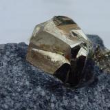 Pirita en TalcoRespina Mine, Fuentes de Respina, Puebla de Lillo, Comarca Valle de Boñar, León, Castile and León, Spain1,5 x 1,5 cm. la Pirita (Autor: javier ruiz martin)