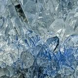 Quartz, Dumortierite<br />Vaca Morta Quarry, Serra da Vereda, Boquira, Bahia, Northeast Region, Brazil<br /><br /> (Author: am mizunaka)
