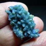 Plumbogummita con PiromorfitaZona Yangshuo / Laohu, Montes Haiyang, Prefectura Guilin, Región Autónoma Guangxi Zhuang, China3 x 1,5 cm. (Autor: javier ruiz martin)
