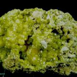 Piromorfita.<br />Zona de la Mina La Vidale, Asprières, Saint-Martin de Bouillac, Aveyron, Occitanie, Francia<br />60x45 mm.<br /> (Autor: Jesus Franquesa Baucells)