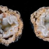 Quartz with Quartz (variety chalcedony)<br />Indiana, USA<br />15 cm x 15 cm<br /> (Author: Bob Harman)