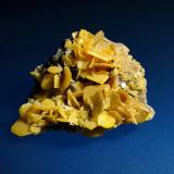 WulfenitaSidi Amer, Touissit, Distrito Touissit, Provincia Jerada, Región Oriental, Marruecos4 x 3 cm. (Autor: Antonio P. López)