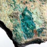 Faustita<br />Mina Copper King, Monte Schroeder, Subdistrito Maggie Creek, Carlin Trend, Condado Eureka, Nevada, USA<br />Campo de visión 3 cm.<br /> (Autor: Antonio P. López)