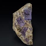 Fluorite<br />Jebel Tirhemi, Taourirt, Taourirt Province, Oriental Region, Morocco<br />5.2 x 2.6 cm<br /> (Author: am mizunaka)