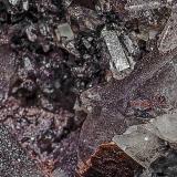 Quartz, Hematite, Fluorite<br />Seebachfelsen (Seebach Cliff), Friedrichroda, Gotha District, Thuringia/Thüringen, Germany<br /><br /> (Author: am mizunaka)