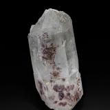 Quartz, Axinite<br />New Melones Dam, Jamestown, Calaveras County, California, USA<br />7.5 x 3.5 cm<br /> (Author: am mizunaka)
