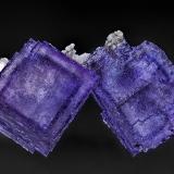 Fluorite, Dolomite<br />Elmwood Mine, Carthage, Central Tennessee Ba-F-Pb-Zn District, Smith County, Tennessee, USA<br />7.1 x 4.7 cm<br /> (Author: am mizunaka)