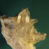 Quartz<br />San Cristobal, Municipio Suaita, Santander Department, Colombia<br />103mm x 80mm x 66mm. Main crystal 60mm x 24mm x 21mm<br /> (Author: franjungle)