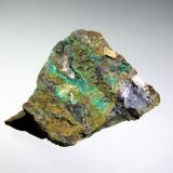 Nissonita y Glaucophana (Glaucofana)<br />Mina Llanada, Distrito Panoche, Montes Diablo, Condado San Benito, California, USA<br />5 x 5 cm.<br /> (Autor: Antonio P. López)