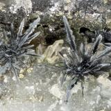 Acanthite<br />Highland Bell Mine, Beaverdell, Greenwood Mining District, British Columbia, Canada<br />FOV = 2.3 mm<br /> (Author: Doug)