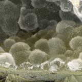 Cowlesite<br />Upper Ritter Quarry, Ritter, Grant County, Oregon, USA<br />FOV = 3.4 mm<br /> (Author: Doug)