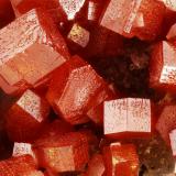 Vanadinite<br />Globe, Globe-Miami District, Gila County, Arizona, USA<br />FOV = 4.0 mm<br /> (Author: Doug)