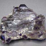 Quartz (variety amethyst)<br />Brandberg area, Erongo Region, Namibia<br />92mm x 78mm x 37mm<br /> (Author: Heimo Hellwig)