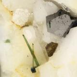 Aegirine, Zircon, Arfvedsonite<br />Washington Pass, Golden Horn Batholith, Okanogan County, Washington, USA<br />FOV = 2.8 mm<br /> (Author: Doug)