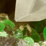 Conichalcite<br />Gold Hill Mine, Gold Hill, Gold Hill District, Tooele County, Utah, USA<br />FOV = 1.5 mm<br /> (Author: Doug)