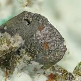 Fornacite<br />Bradshaw Mountains (Bradshaw Range), Copperopolis, Castle Creek District, Yavapai County, Arizona, USA<br />FOV = 2.7 mm<br /> (Author: Doug)