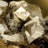 Arsenopyrite<br />Harrison Gold Mine, Bear Mountain, Harrison Lake, Chilliwack, Regional District Fraser Valley, British Columbia, Canada<br />FOV = 1.3 mm<br /> (Author: Doug)
